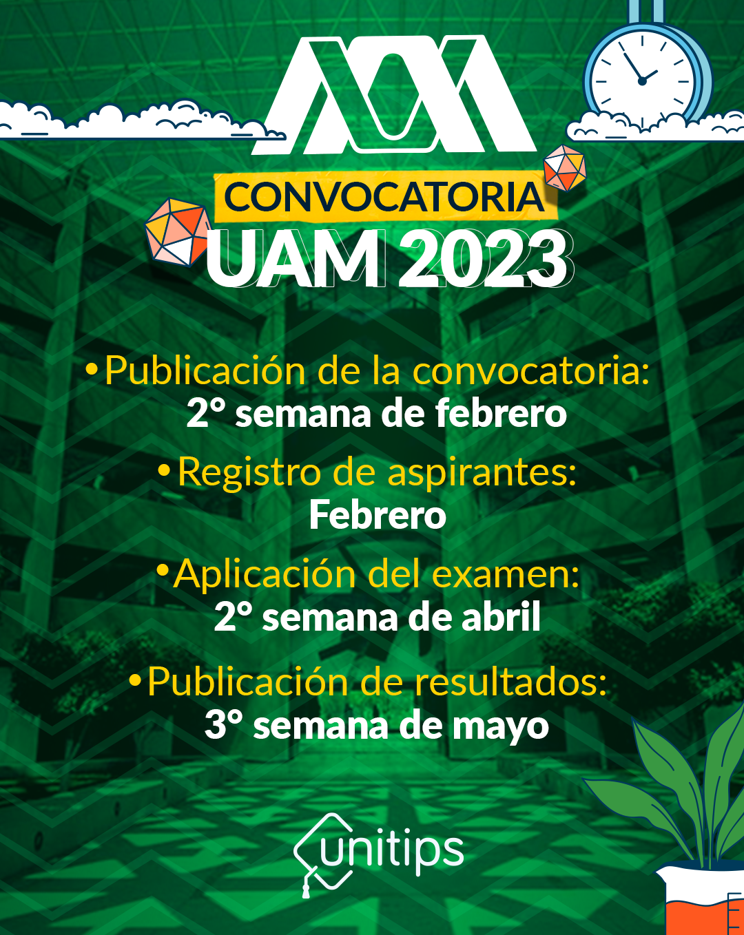 Convocatoria UAM 2023 2022   Calendario Convocatoria Uam 2023 